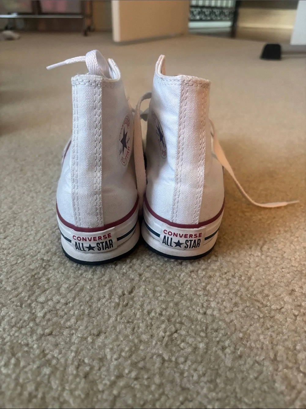 Kids White High-Top Converse